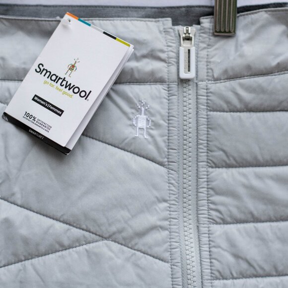 Smartwool Smartloft Puffer Skirt NWT — Women’s L — Storm Gray — Ski/Travel - Picture 2 of 10